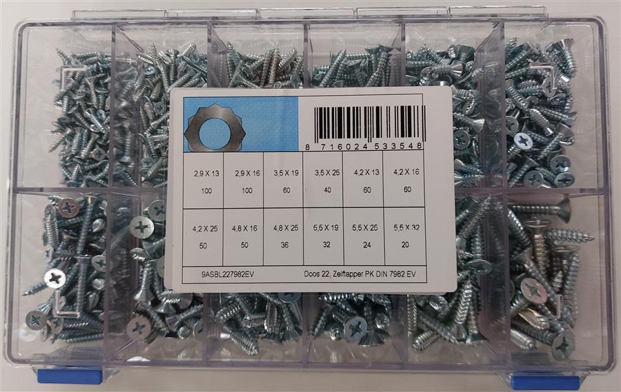 Assortiment zelftapper d7982 elvz