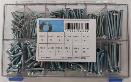 Assortiment metaalschroef d965 elvz