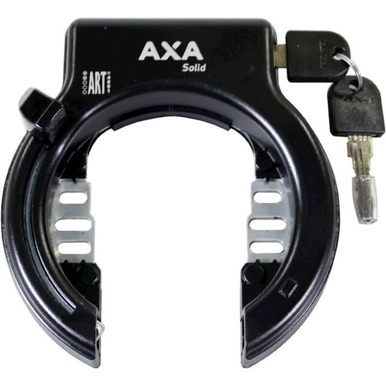 Axa Solid Black Ring Lock - 14 cm - Art2