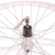 Roue arrière Roland 28 Outage Cass 8V ALU AS26 Silver Zink Spk