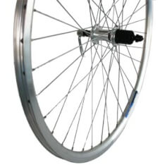 Ruota posteriore Roland 28 interruzione cass 8v alu v-profilo argento