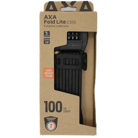 Axa folding lock fold lite c100 - black