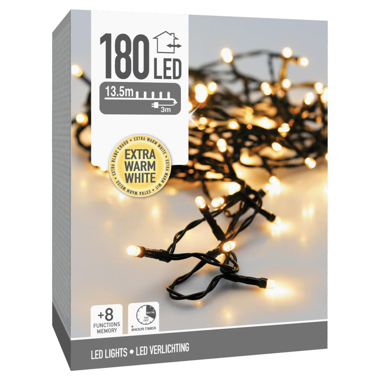 Christmas lights 180 LED extra warm white