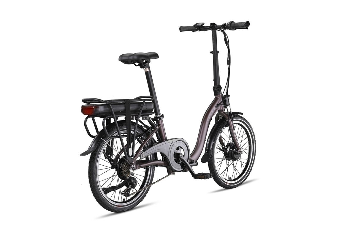 Bici pieghevole e-bici di altec comfort da 20 pollici 7-SPD. 518Wh Terra Brown M129 40nm -