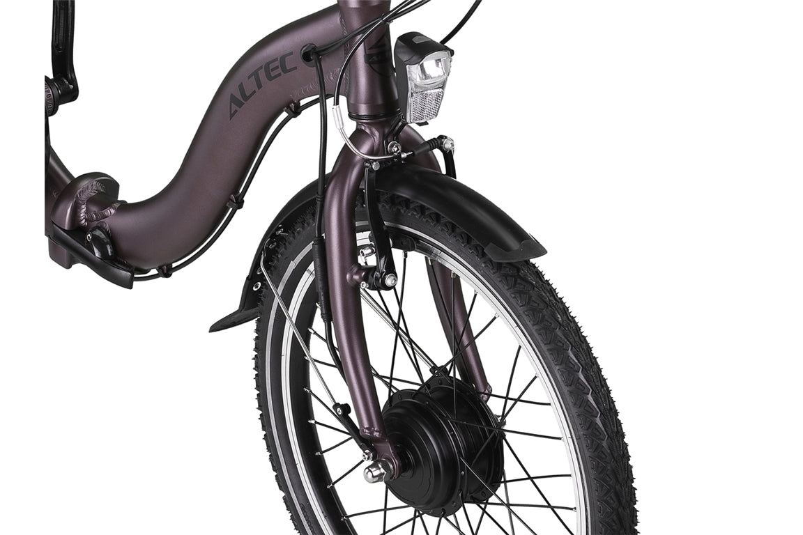 Altec Comfort E-Bike Solding Bike 20 cal 7-Spd. 518Wh Terra Brown M129 40nm -