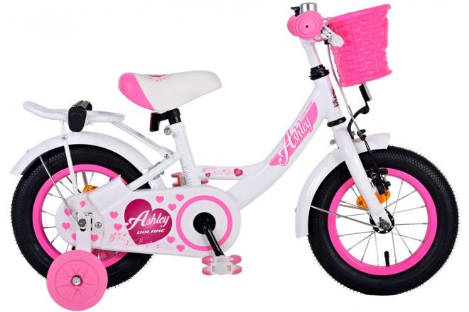 Volare Ashley Children's Bicycle - Girls - 12 Inch - White