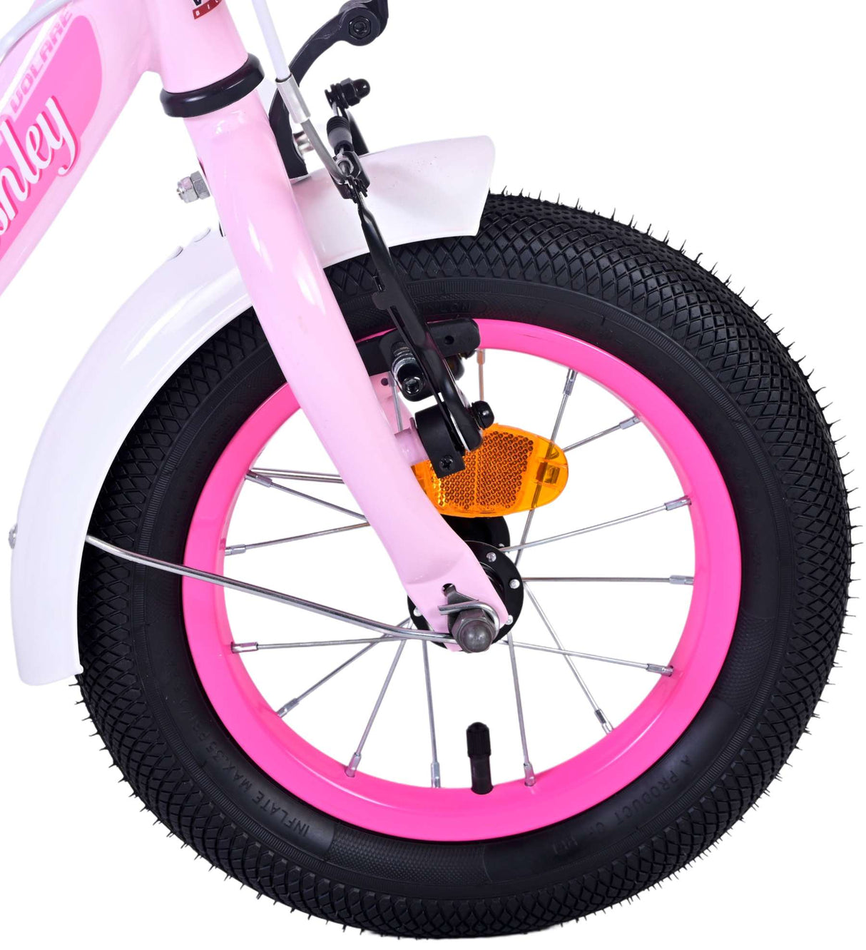 Volare Ashley Children's Bike Girls 12 -Zoll -Pink -Zwei -Hand -Bremsen