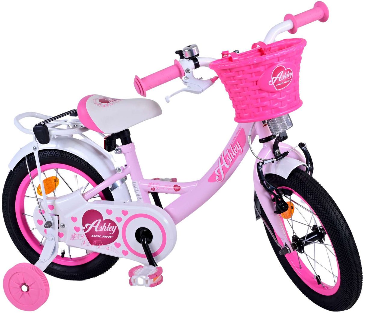 Volare Ashley Children's Bike Girls 14 Inch Pink