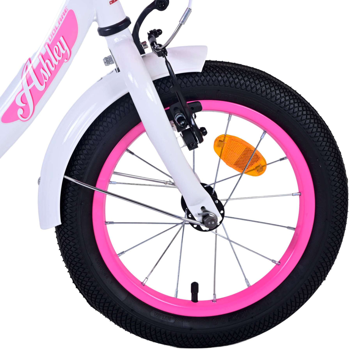 Volare Ashley Children's Bicycle - Girls - 14 tommer - Hvid