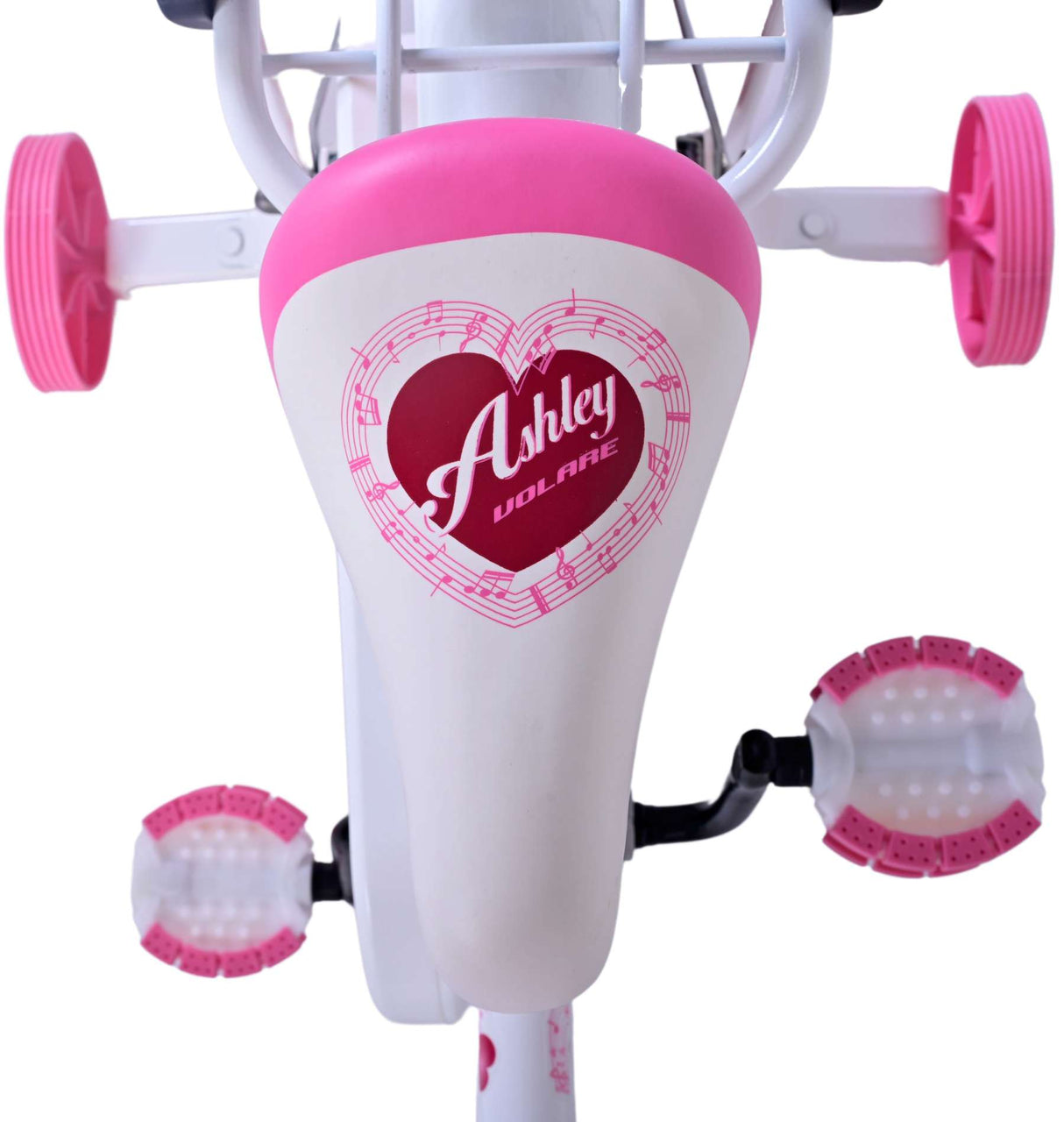 Volare Ashley Children's Bicycle - Girls - 14 tommer - Hvid