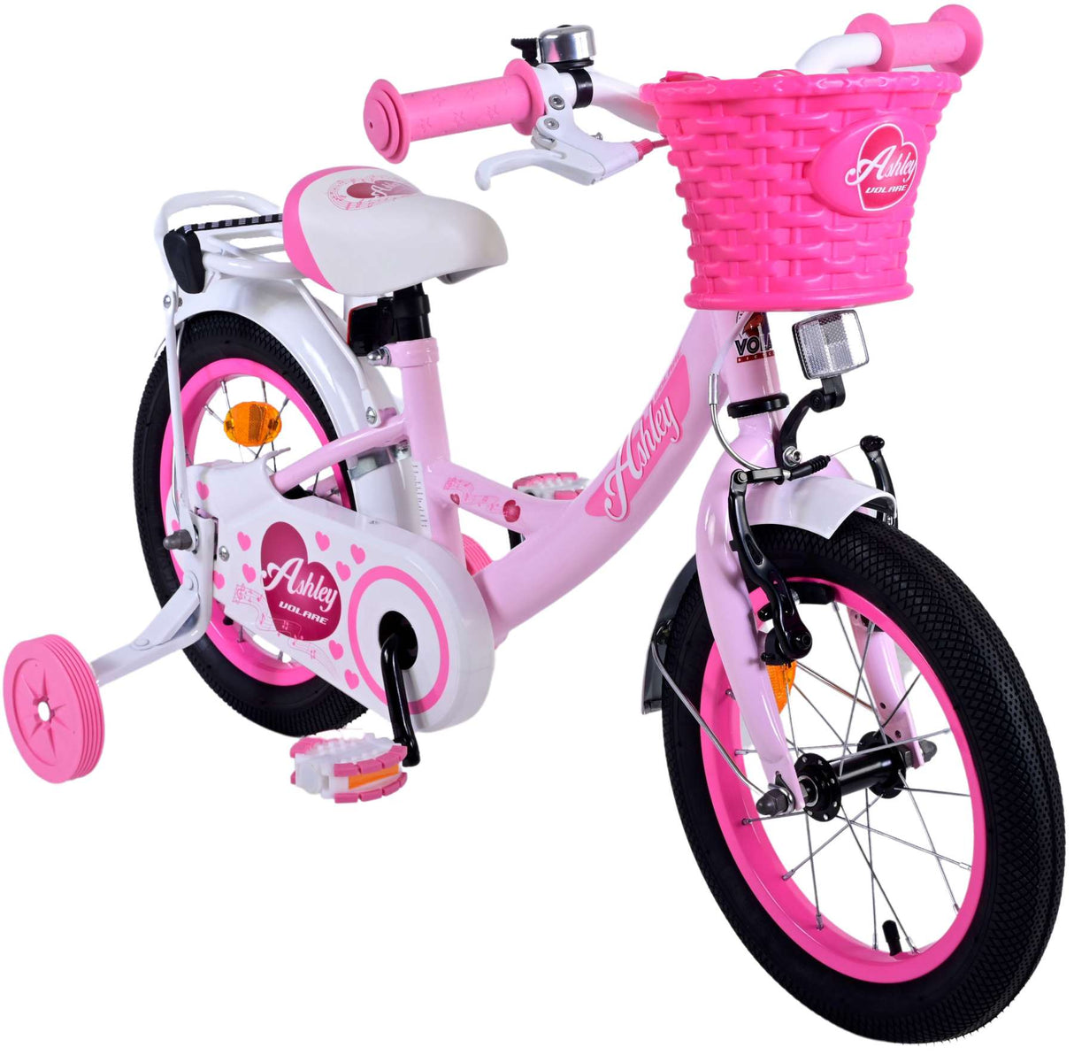 Volare Ashley Children's Bike Girls 14 tommer lyserød