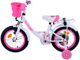 Volare Ashley Children's Bicycle - Girls - 14 inch - White