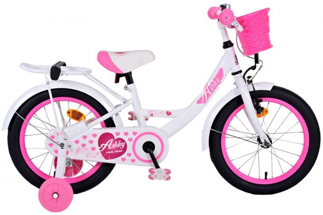 Volare Ashley Kinderfiets Meisjes 16 inch Wit