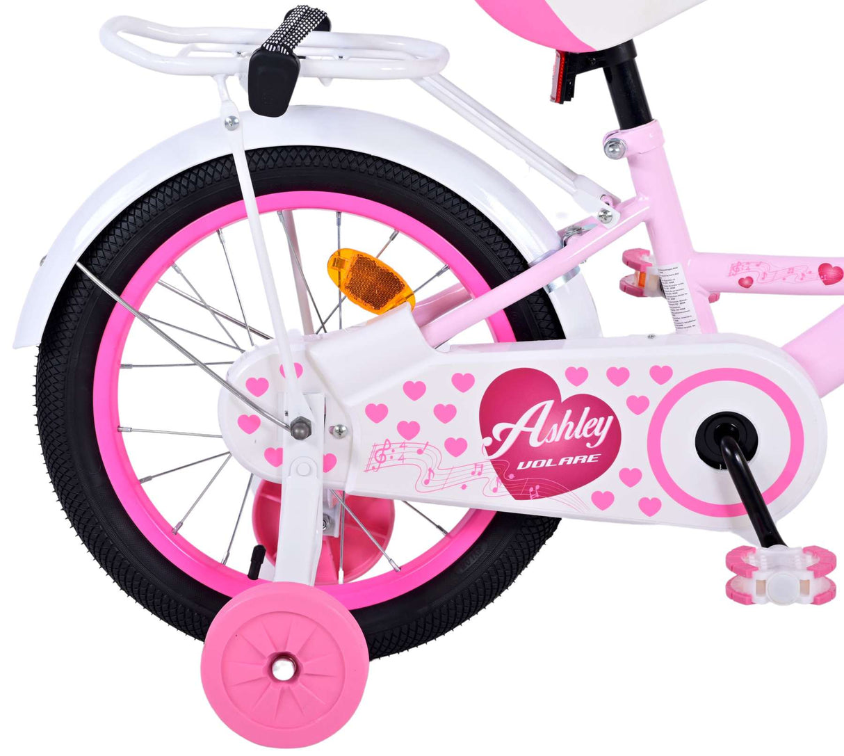 Volare Ashley Children's Bike Girls 16 tum rosa