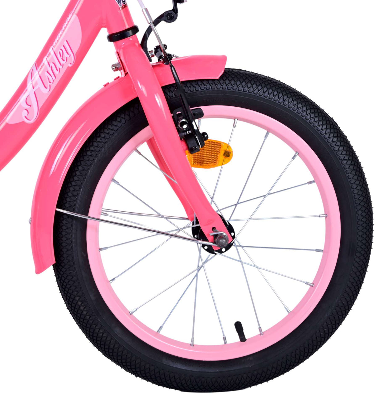 Volare Ashley Kinderfiets Meisjes 16 inch Roze Rood