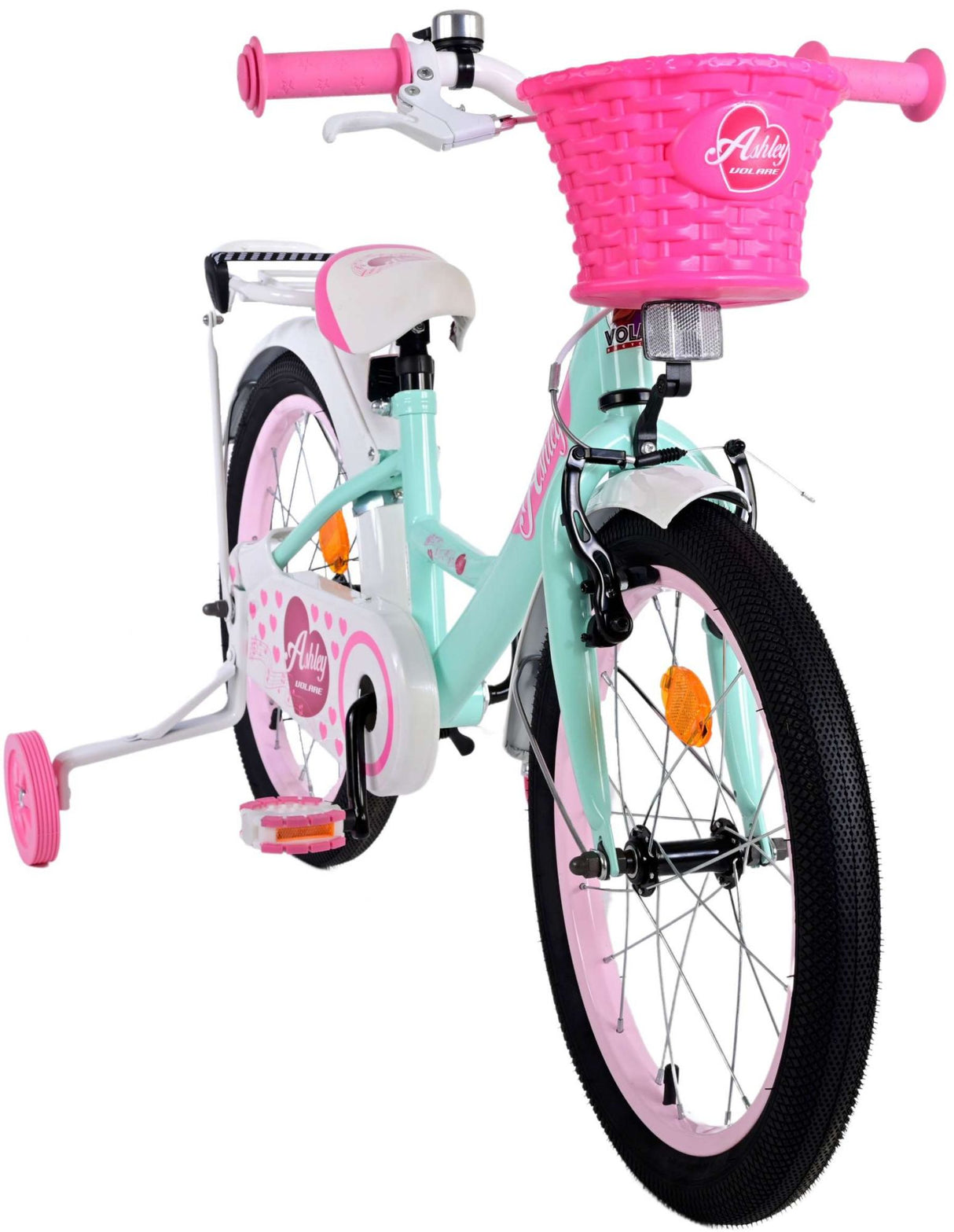 Volare Ashley Children's Bike Girls 18 Inch Green