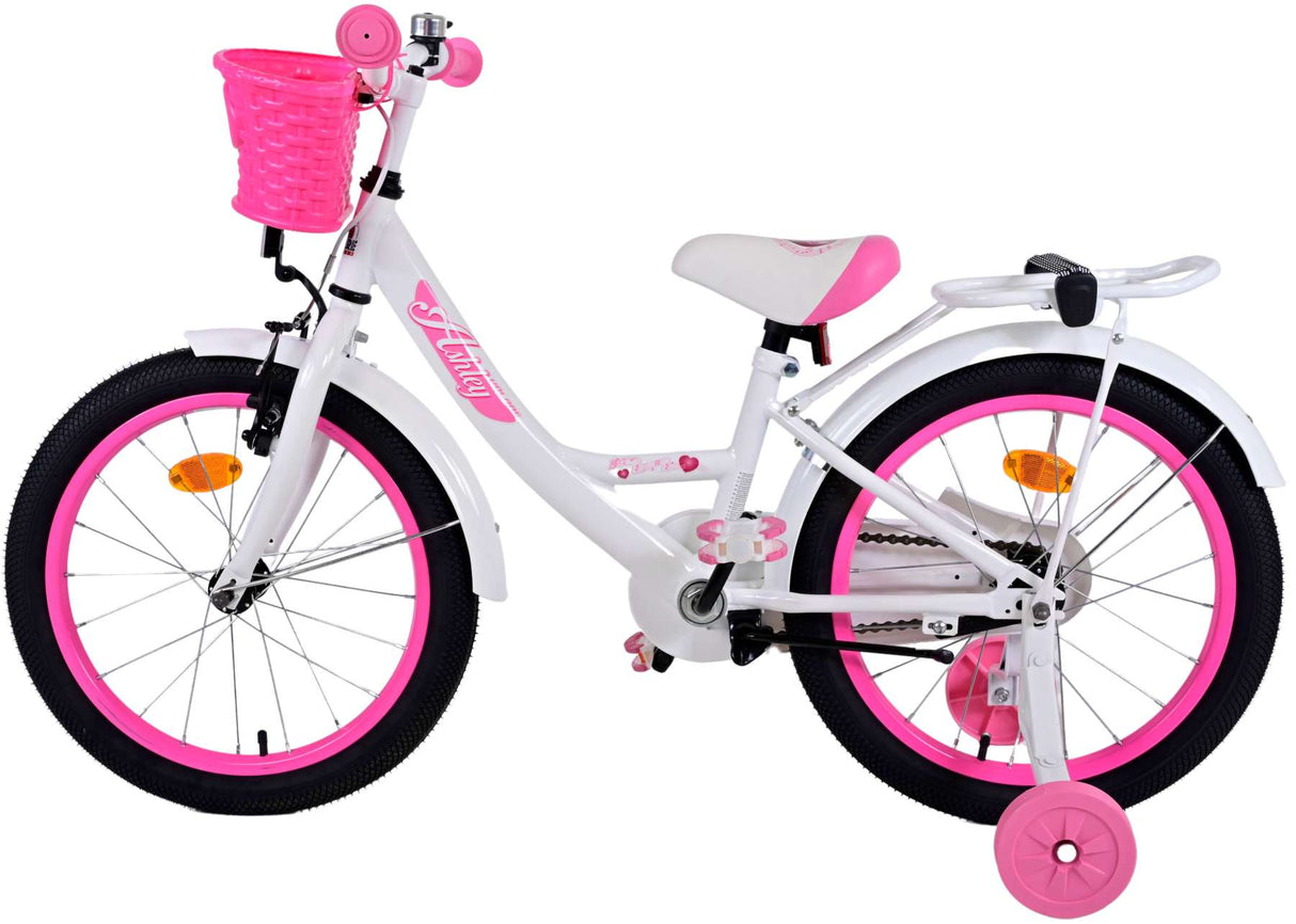 Volare Ashley Kinderfiets Meisjes 18 inch Wit