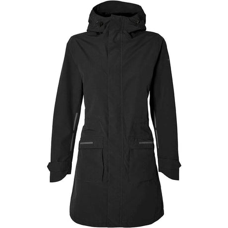 Basil regenparka mosse dames jet black s