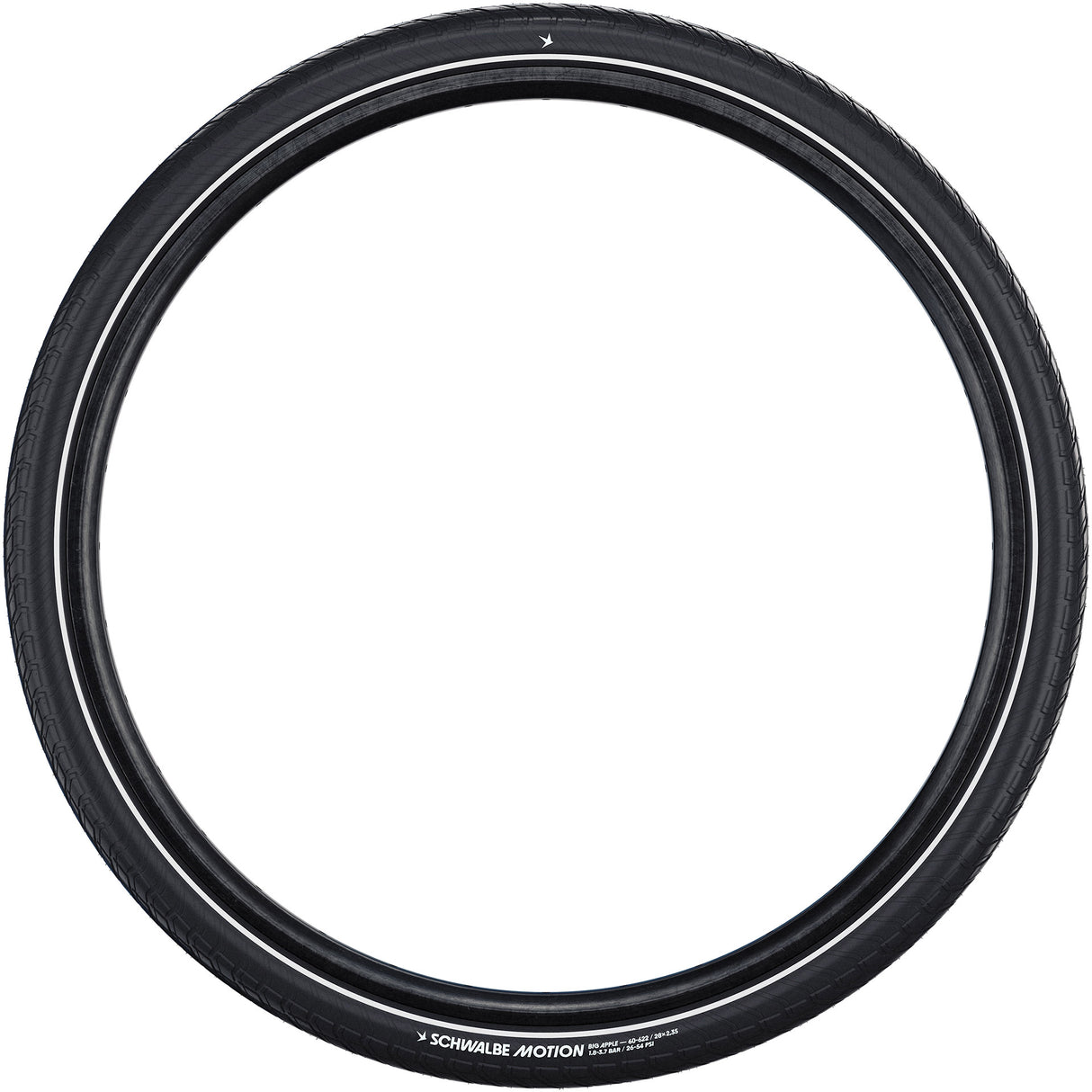 Schwalbe benelux b.v. Schwalbe Clincher Motion Big Apple 50-559 +R Black
