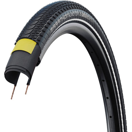 Schwalbe marathon almotion - vikning - addix - v-guard - 27,5x2,15 - svart + reflex