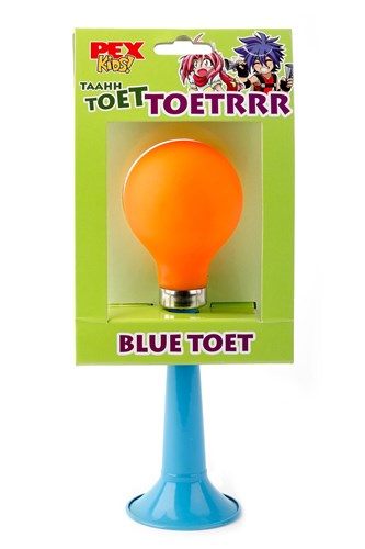 Buzaglo pexkids bola chifre aço reto azul no cartão
