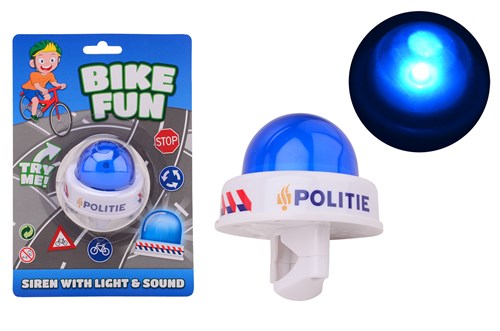 JOHNTOY Bike Fun Sirren Flashing Light Police