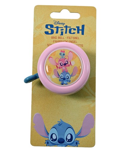 Disney bell stitch pink on card
