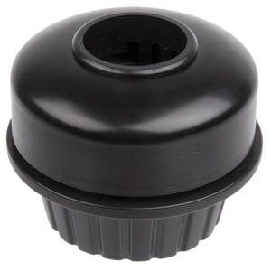 Rotating bell next to handle black