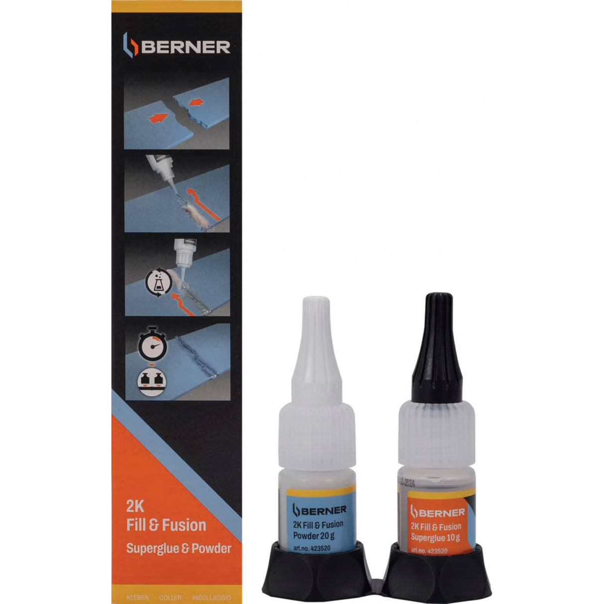 CEMA BERNER 2-Componente GLUE Supergwue 2K Filit Fusion 10G