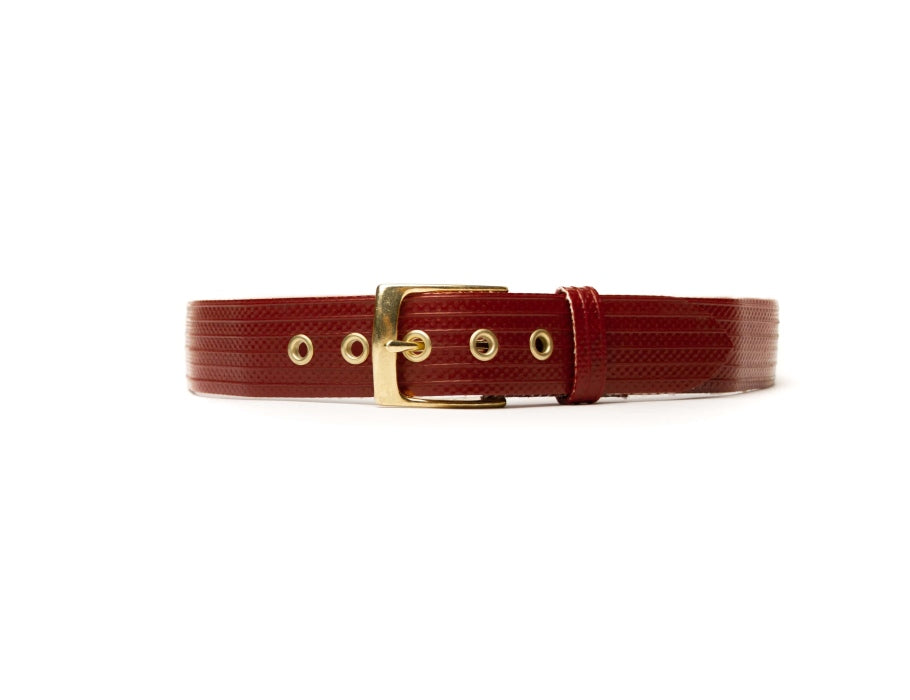 Bendlgürtel - Feuerschlauch - Rot Gold - 4x85 cm