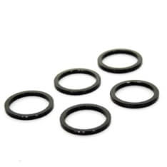 Bag A 5 Ball head filling ring 1.1 8 black 3mm spacer