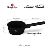 Omáčka Berlingerhaus matná černá 16cm