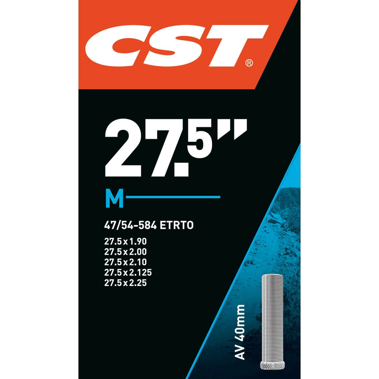 CST Inner Tube AV 27,5 47 54-584 40 mm