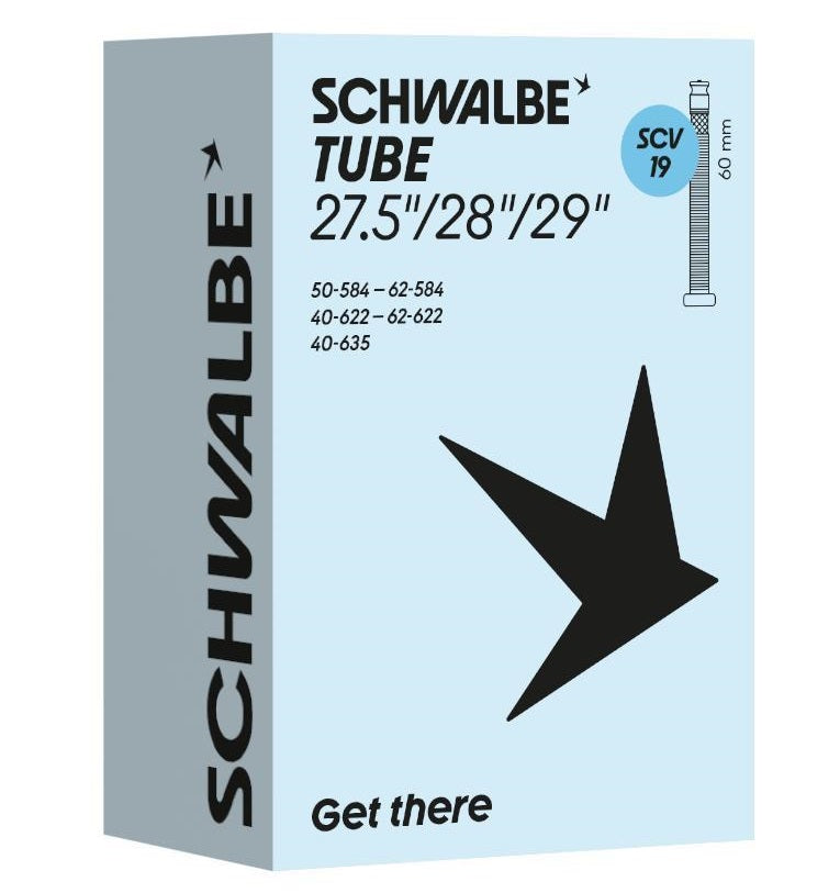Tubo interno Schwalbe scv19 28 polegadas 40 62-584 635 válvula clik 60mm