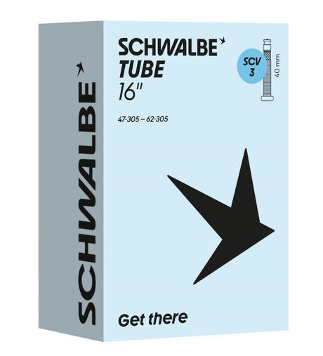 Schwalbe innerslang scv3 16 tum 47 62-305 clik ventil 40 mm
