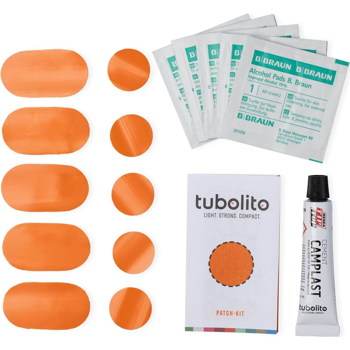 Kit de parche de conjunto de reparación de tubolito