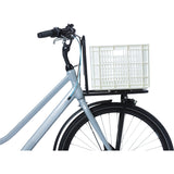 Caisse de vélo de basilic M moyen 29,5 litres blanc