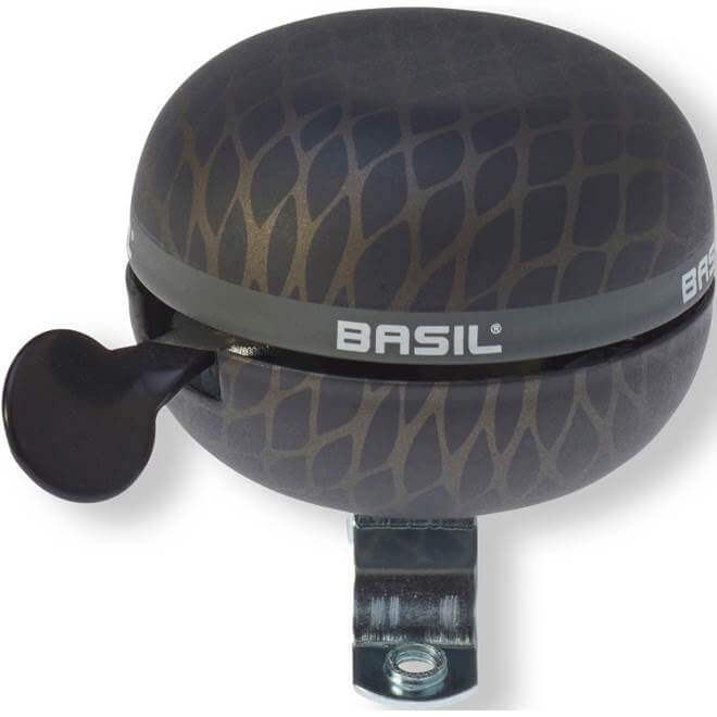 Basil Noir fietsbel 60 mm zwart