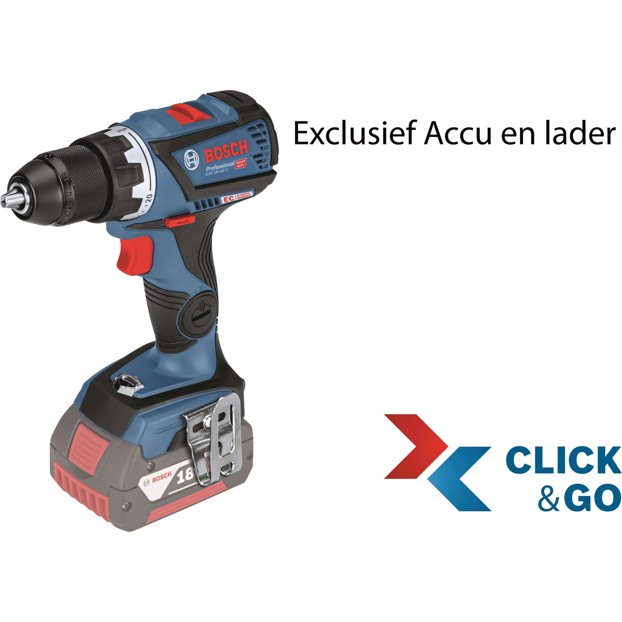 Bosch Professional Screw Drill GSR 18 V60C ekskl.