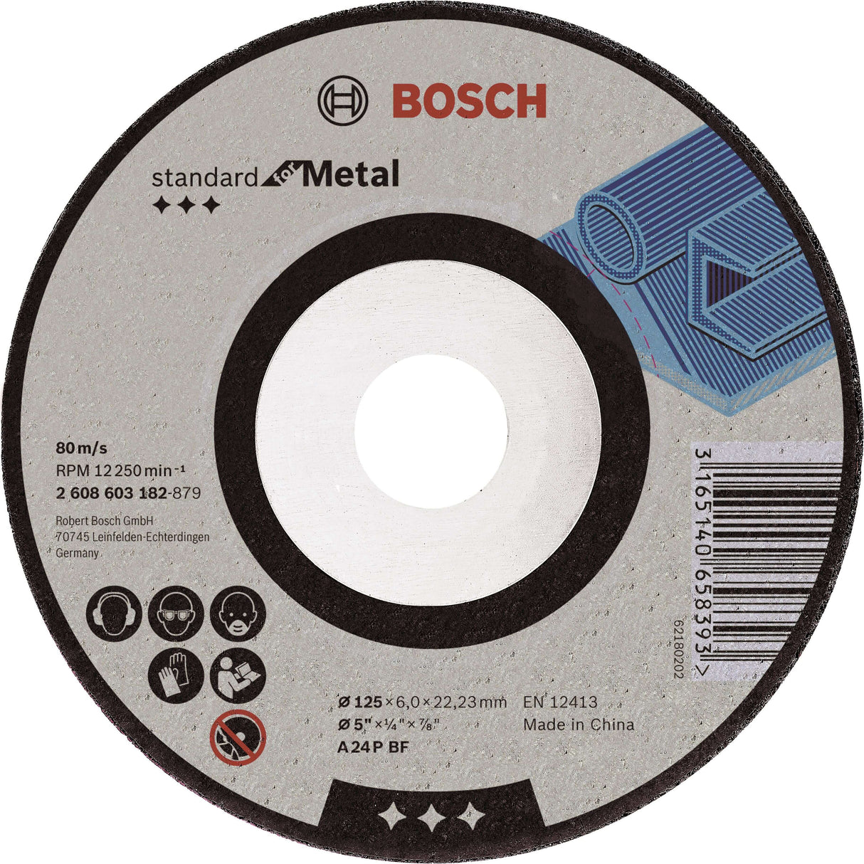 BOSCH BOLS BOSK BRISK Bent 125 mm