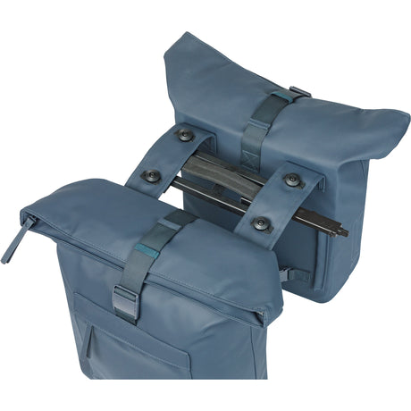 Basil double bicycle bag brooklyn mik 41l 14 x 30 x 37 cm - blue