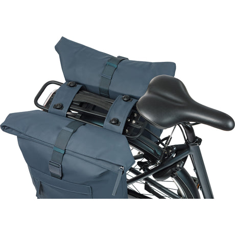 Basil double bicycle bag brooklyn mik 41l 14 x 30 x 37 cm - blue