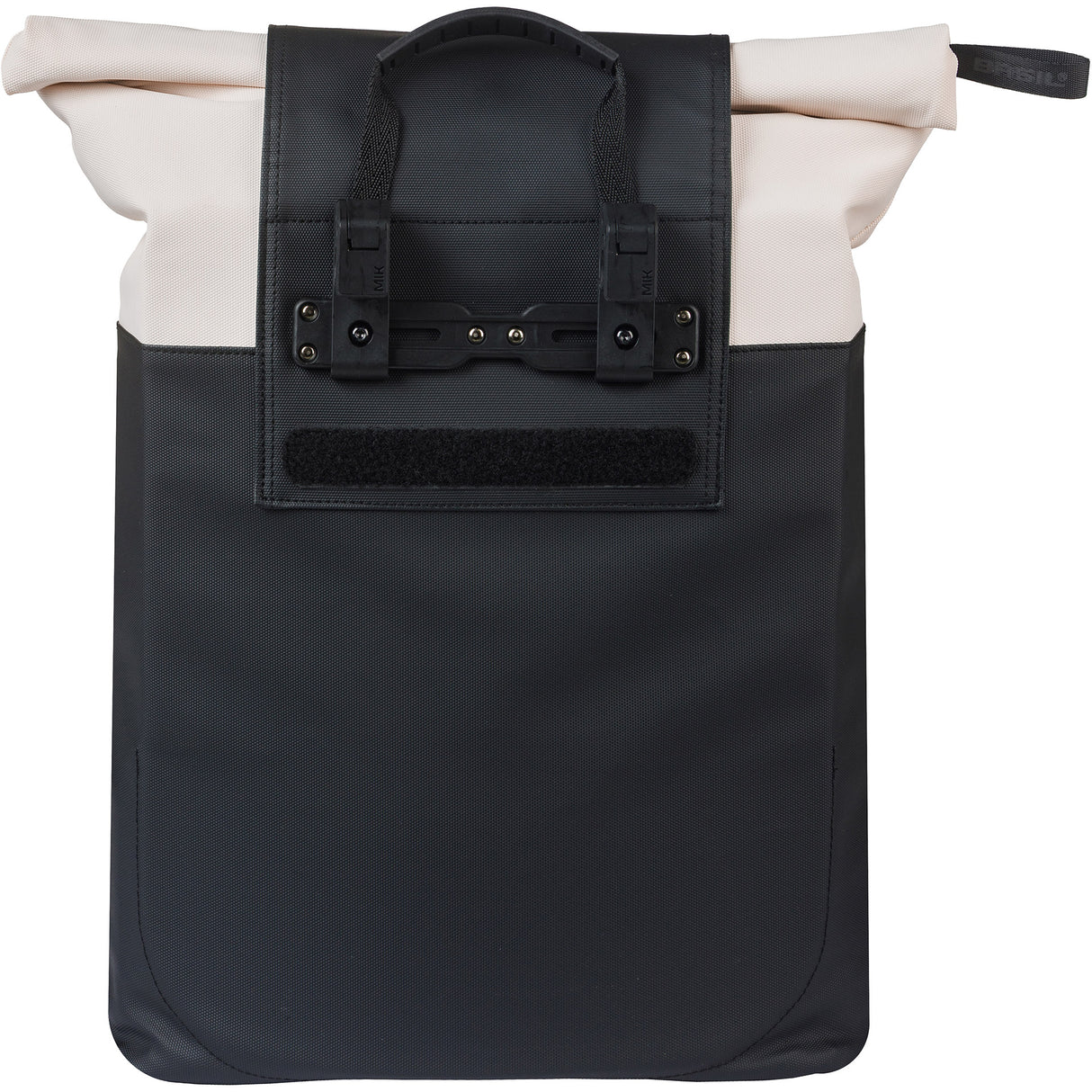 Basil b.v. tas basil vive shopper wit zwart | mik hooks | 20l