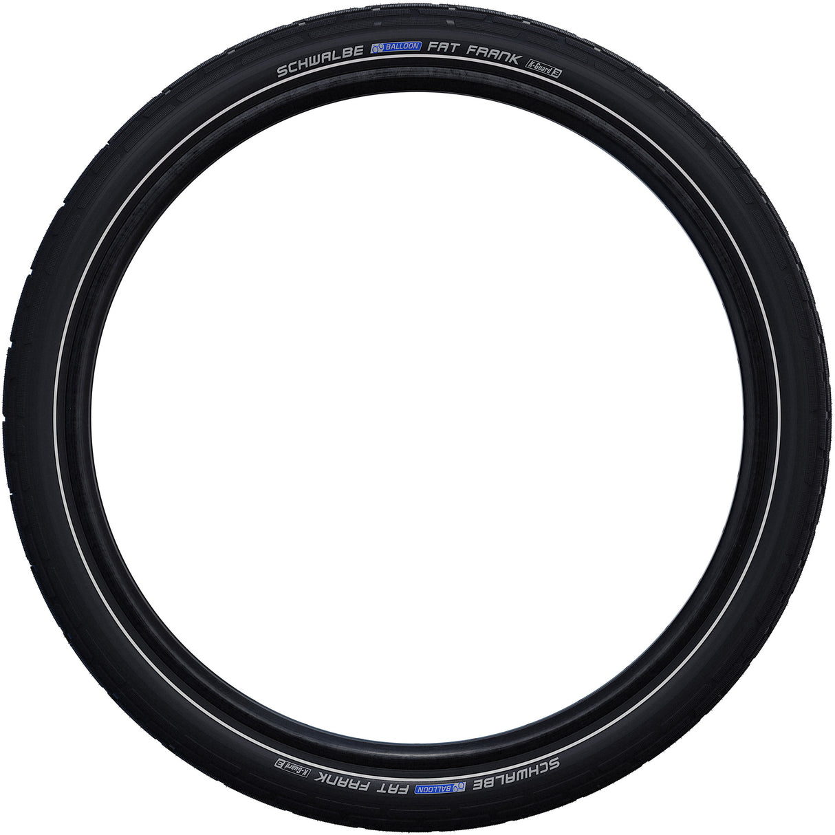 Continental Tire Schwalbe Fat Frank K-Guard Twinskin 28 x 2,00 50-622 mm-sort med refleksion