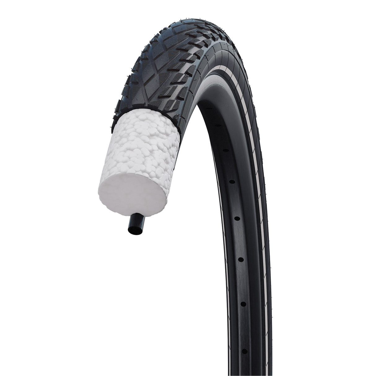 Schwalbe udvendig luftløs all-round ydelse 28 x 1,50 40-622 sort med refleksion