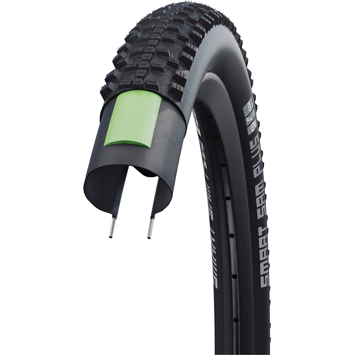 Schwalbe tire 18-1.90 (47-355) Smart Sam K-Guard Black