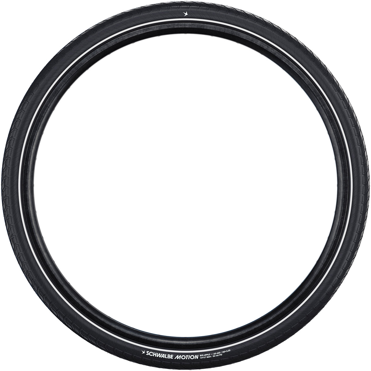 Schwalbe benelux b.v. Schwalbe Clincher Motion Big Apple 55-622 +R Black