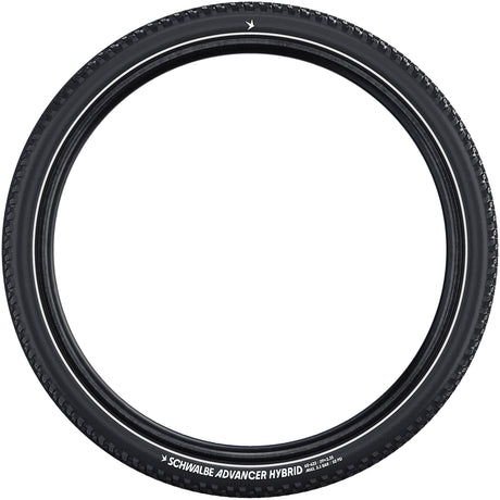Schwalbe clincher bonn hibrideach airleacan 60-622 dubh + r