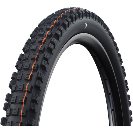 Schwalbe virvelstrøm bak - tle - addix soft - super gravity - 27,5x2,60 - svart
