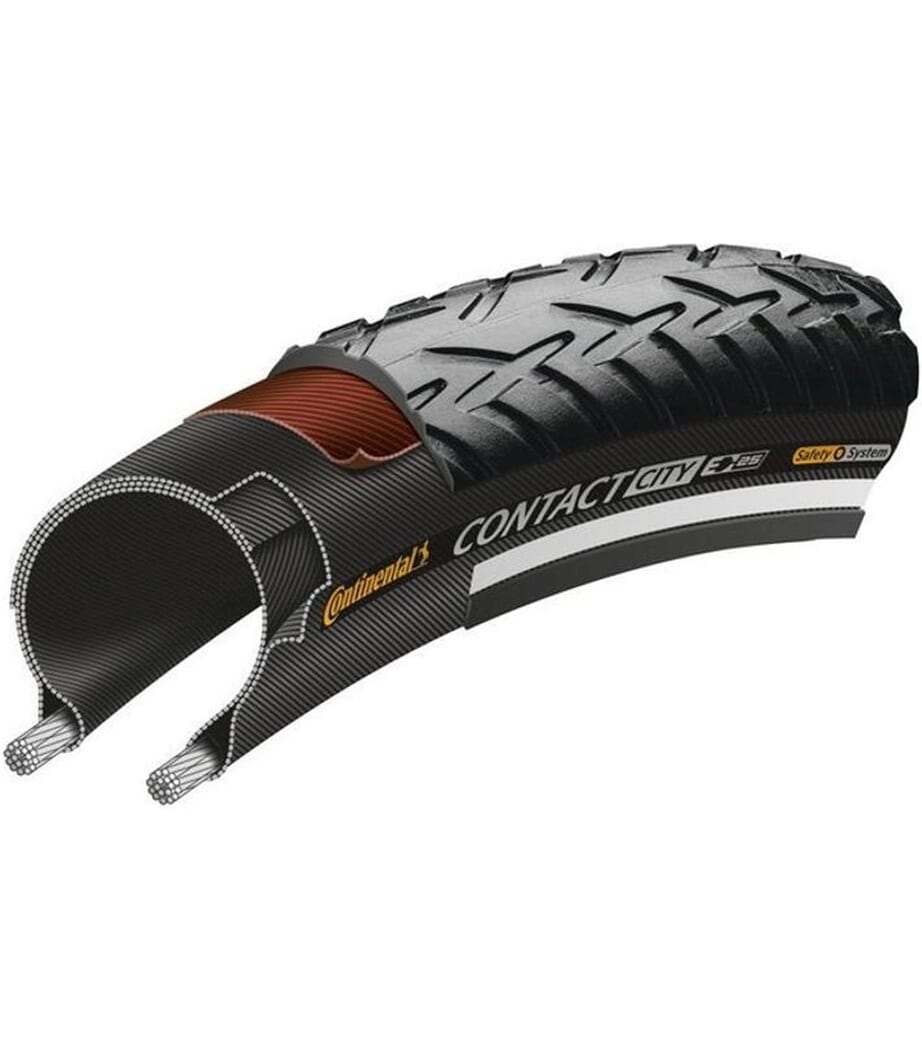 Continental Tire Contact City 42-622 (28x1.60) Reflejo negro